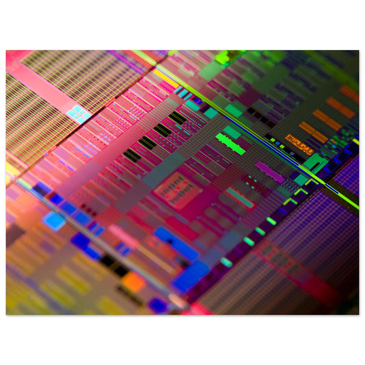 Intel '32nm test chip' - Aluminium Print